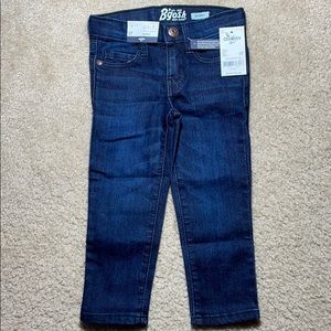 Dark skinny jeans for toddler girl.